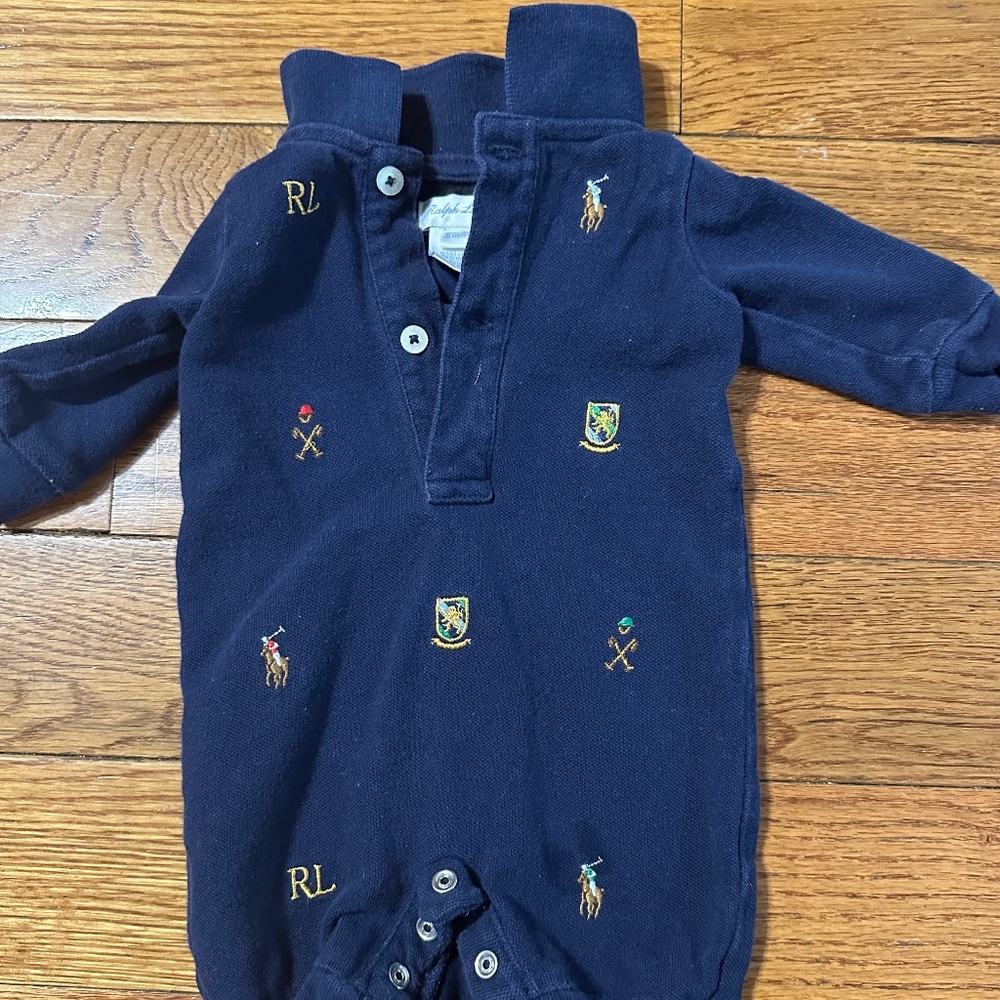 Ralph Lauren Newborn Onesie